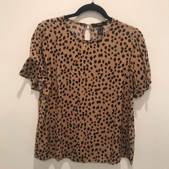 Forever 21 Tops - LAST DAY ON POSH! Forever 21 leopard print top